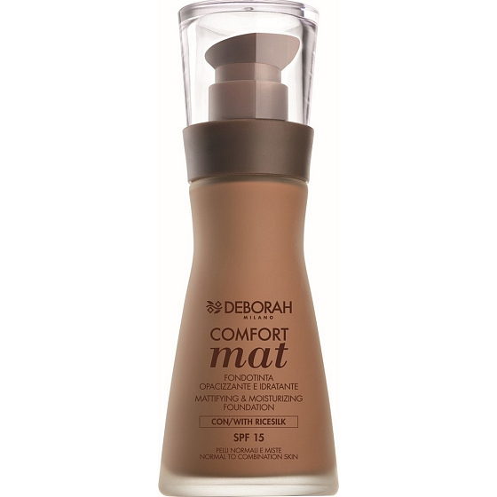 Deborah Milano Comfort Mat Foundation SPF15 Makeup 04 Apricot 30 ml