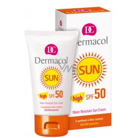 Dermacol Sun Water Resistant Cream SPF50 50 ml waterproof sunscreen
