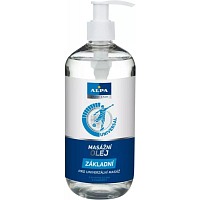 Alpa Sport Star Universal Basic Massage Oil with Olive Oil and Vitamin E 500 ml