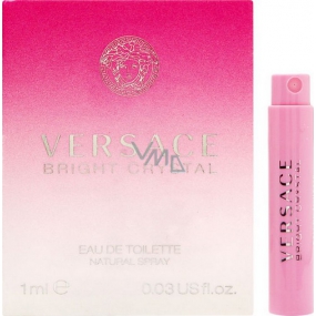 Versace Bright Crystal eau de toilette for women 1 ml with spray, vial
