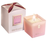 jFenzi Desso Mon Amie Soy scented candle with the scent of perfume Hugo Boss Ma Vie Pour Femme Handmade pink 200 g