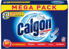 Calgon 2v1 Powerball Tabs změkčovač vody tablety proti vodnímu kameni 30 dávek 390 g