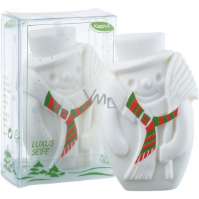 Kappus Snowman toilet soap in an attractive, transparent box of 100 g