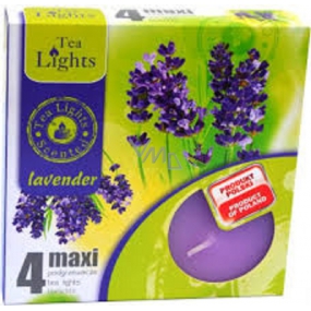 Tea Lights Lavender scented tea lights Maxi 4 pieces