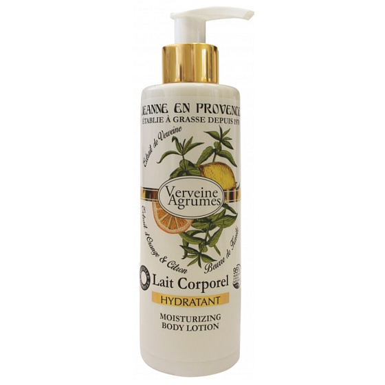 Jeanne en Provence Verveine Cédrat - Verbena and Citrus Fruits Body Lotion Dispenser 250 ml