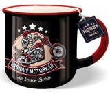 Nekupto Hobby mug with the words Passionate Biker 250 ml