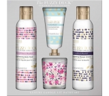 Baylis & Harding Forest Bell and Flower Meadow cleansing gel 250 ml + shower cream 250 ml + hand cream 30 ml + scented candle 60 g, cosmetic set