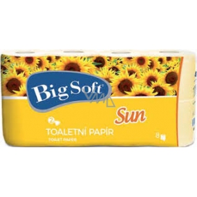 Big Soft Sun toilet paper 2 ply 200 pieces 8 rolls