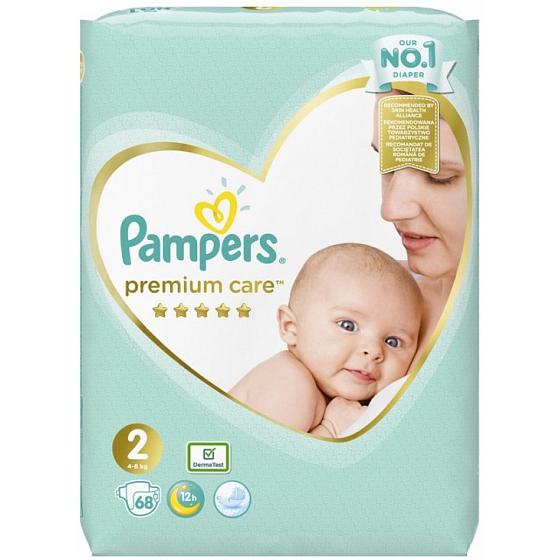 Pampers Premium Care 2 Mini 4-8 kg diaper pants 68 pieces