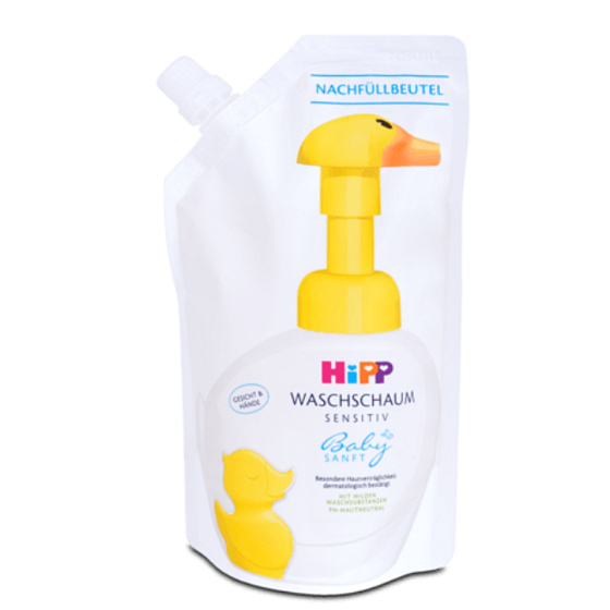 HiPP Babysanft Duck washing foam refill for children 250 ml