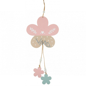 Wooden flower for hanging 30 cm