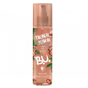 BU Tropical Passion Body Mist perfumed body spray for women 200 ml