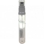 Spray plastic bottle white refillable transparent 25 ml
