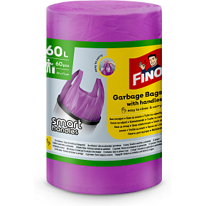 Fino Color trash bags, 60 l, 13µm, 60 pcs