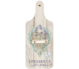 Bohemia Gifts Decorative cutting board Lavender is love 28 x 12 cm