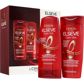 Loreal Paris Elseve Color Vive shampoo for colored hair 250 ml + hair balm 200 ml, cosmetic set