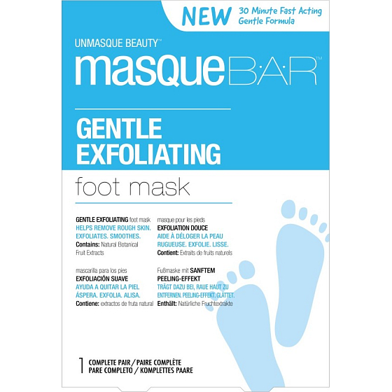 MasqueBar Gentle Exfoliating Foot Mask 1 pair