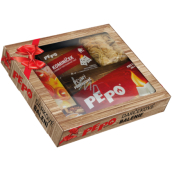 Pe-Po Gift pack 2022 solid firelighter 40 pieces + wooden firelighter 32 pieces + wood wool firelighter 12 pieces + chimney poker 5 pieces + 55 mm matches 100 pieces + maxi fireplace matches 20 cm 45 pieces + matches long 10 cm 50 pieces, gift set