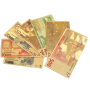 Talisman Gold plastic banknote 50 EUR