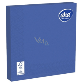 Aha Paper Napkins 3 ply 33 x 33 cm 20 pieces Dark blue rich