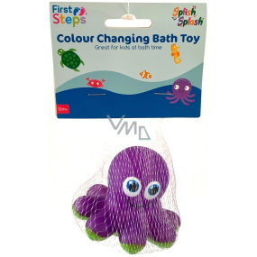 First Steps Splish Splash Colour changing octopus bath tub 7 x 9 cm 1 piece