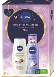 Nivea Smooth Moment Shea Butter & Botanical shower gel 250 ml + Smooth Sensation body lotion 250 ml, cosmetic set for women
