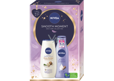 Nivea Smooth Moment Shea Butter & Botanical shower gel 250 ml + Smooth Sensation body lotion 250 ml, cosmetic set for women