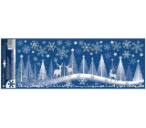 Window film Christmas Forest with glitter 21 x 59,5 cm