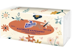 Linteo white paper handkerchiefs 2 ply 180 pcs in bag