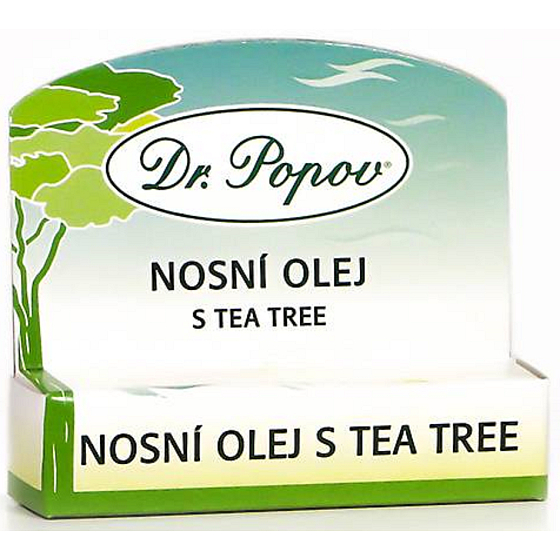 Dr. Popov Tea Tree Nasal oil roll-on for relaxing the airways 6 ml