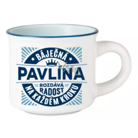 Albi Espresso cup Pavlina - Wonderful, gives joy at every step 45 ml