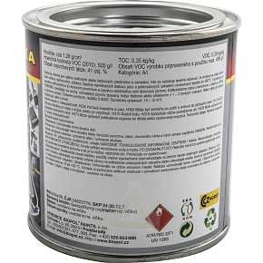 Biopol Paints Silicone Silver, heat resistant up to 500 °C, 350 g