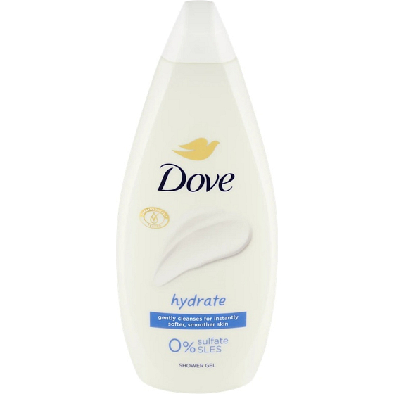 Dove Hydrate shower gel, 720 ml