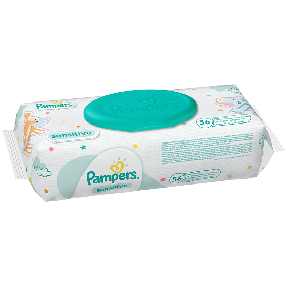 Pampers Sensitive Wipes for sensitive skin of children 56 pieces