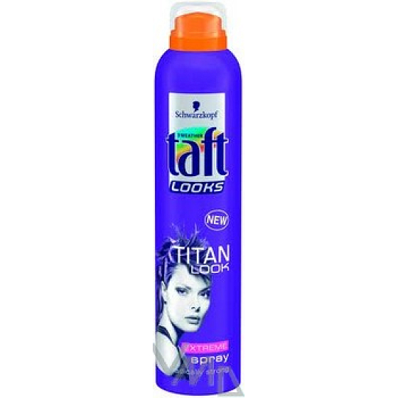 Taffeta Titan Looks Extreme holds hair spray 250 ml in all conditions