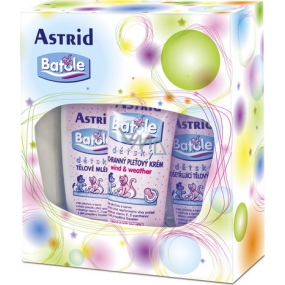 Astrid Toddler body lotion 200 ml + body oil 200 ml + face cream 75 ml, cosmetic set