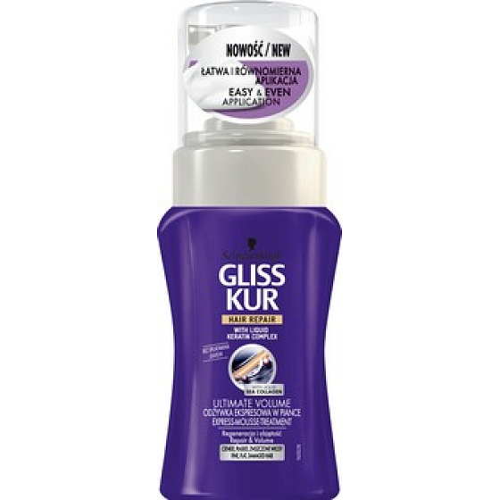 Gliss Kur Ultimate Volume Regeneration and volume regenerating hair foam 125 ml