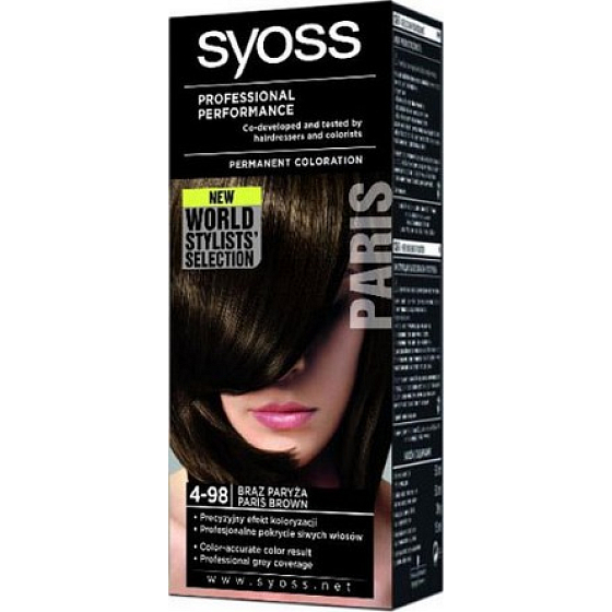 Syoss Professional hair color 4 - 98 Parisian brown
