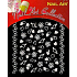 Absolute Cosmetics Nail Art Nail Stickers with Stones NT21W 1 sheet