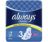 Always Classic Night sanitary pads with wings 8 pieces