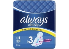 Always Classic Night sanitary towels with wings 8 pieces