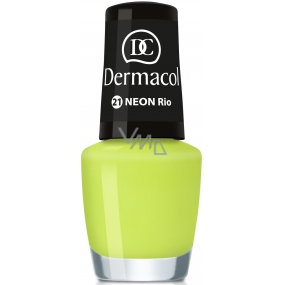 Dermacol Neon Polish Neon nail polish 21 Rio 5 ml