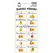 Arch Stickers Home Brandy Pear 12 labels