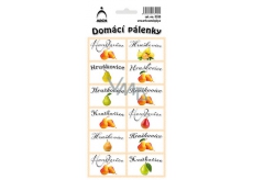 Arch Stickers Home Brandy Pear 12 labels