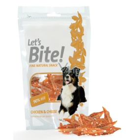 Brit Lets Bite Chicken and cheese tapes supplementary dog food 80 g