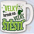 Nekupto Gifts with humor Maxi mug Large mug for great happiness 0.8 l