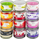 Bolsius Aromatic Vanilla - Vanilla scented candle in glass 90 x 65 mm 247 g burning time approx. 30 hours