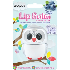 Body Club Owl Metallic Blueberry lip balm 3.5 g