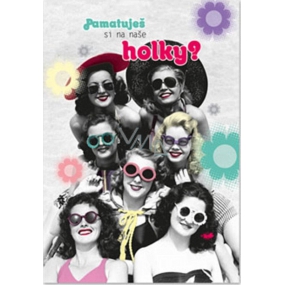 Ditipo Playing birthday card Remember Kotvald, Hložek Girls from our kindergarten 224 x 157 mm