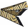 Bvlgari Goldea the Roman Night silk scarf for hair 85 x 4.7 cm